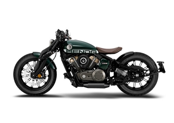 La Benda Napoleon 125 possède un freinage à disque avec ABS pour plus de sécurité.